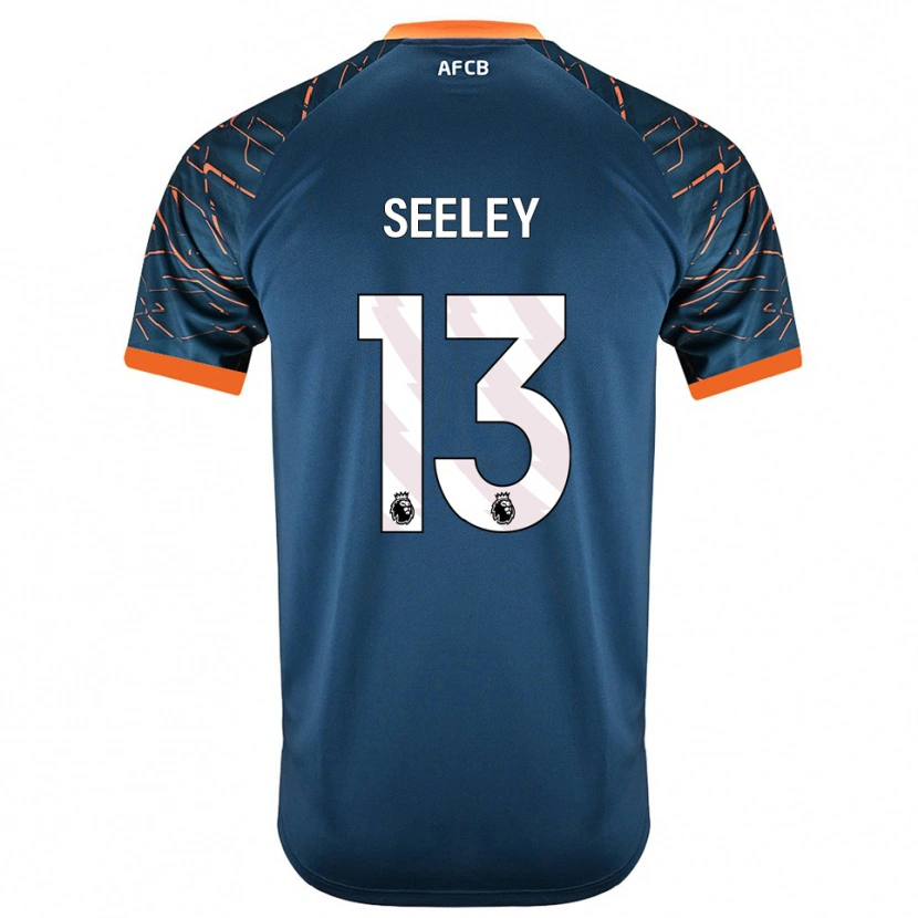 Danxen Mulher Will Seeley #13 Azul Ardósia Escuro Camisola Guarda-Redes 2025/26 Camisa