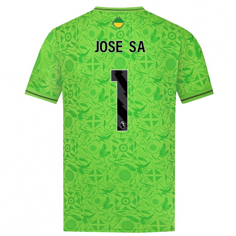 Danxen Mulher José Sá #1 Verde Preto Camisola Guarda-Redes 2025/26 Camisa