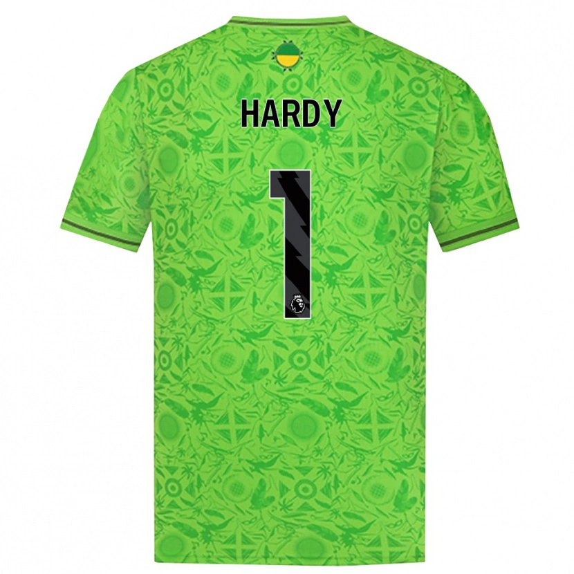 Danxen Mulher George Hardy #1 Verde Preto Camisola Guarda-Redes 2025/26 Camisa