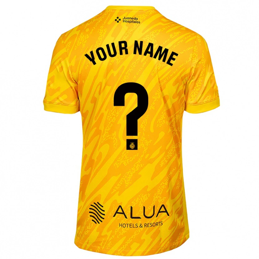 Danxen Mulher RCD Mallorca Laranja Preto Camisola Guarda-Redes 2025/26 Camisa