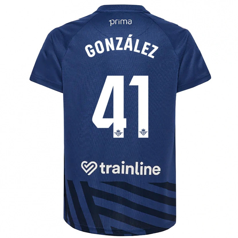 Danxen Mulher Manu González #41 Azul Real Branco Camisola Guarda-Redes 2025/26 Camisa