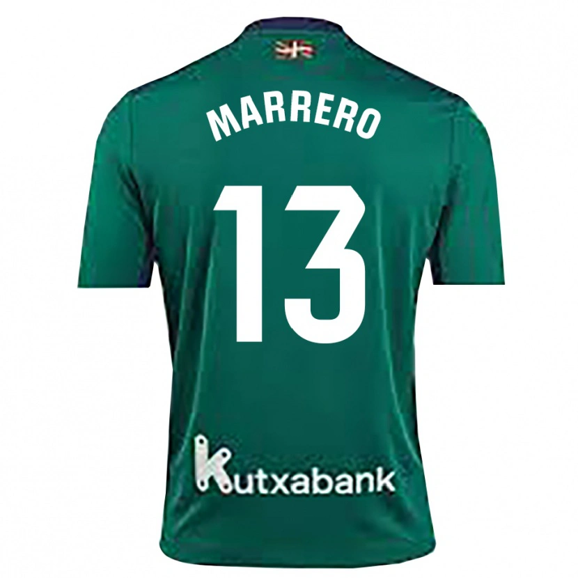 Danxen Mulher Unai Marrero #13 Azul Marinho Verde Camisola Guarda-Redes 2025/26 Camisa