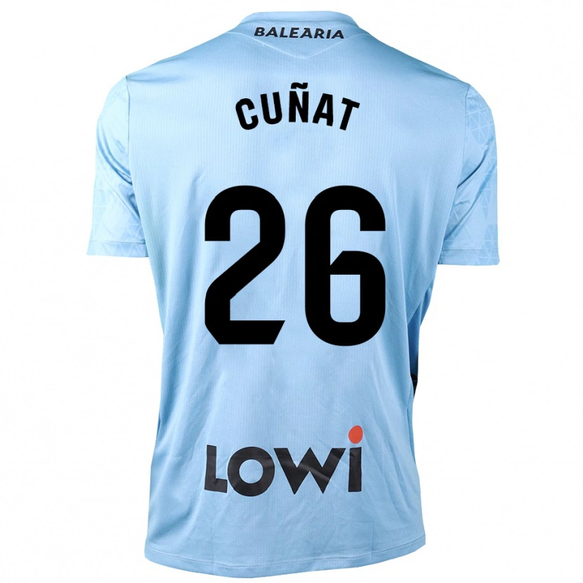 Danxen Mulher Pablo Campos #26 Azul Claro Preto Camisola Guarda-Redes 2025/26 Camisa