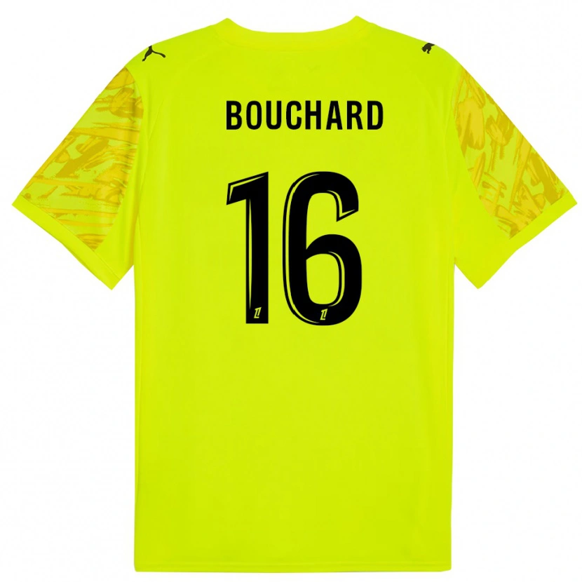 Danxen Mulher Ambre Bouchard #16 Verde Fluorescente Preto Camisola Guarda-Redes 2025/26 Camisa