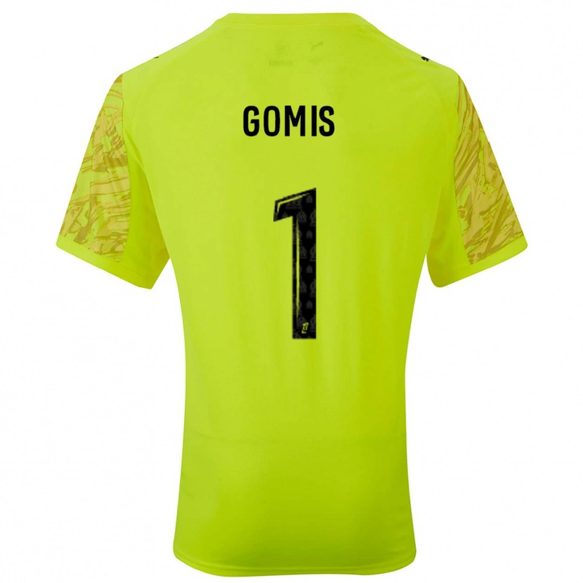 Danxen Mulher Ibrahim Gomis #1 Verde Fluorescente Preto Camisola Guarda-Redes 2025/26 Camisa