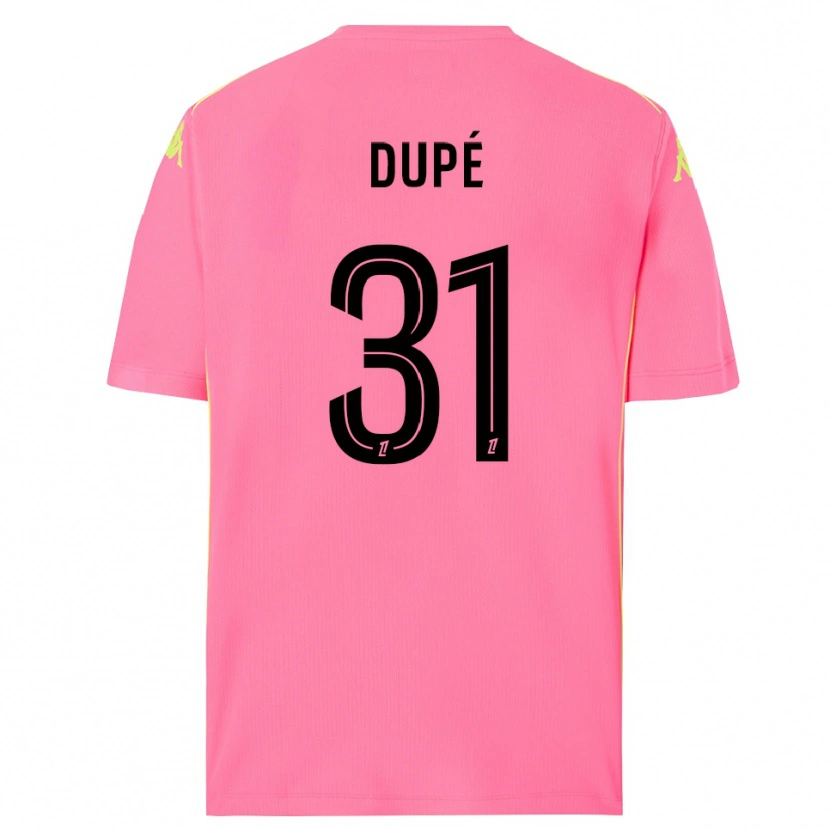 Danxen Mulher Maxime Dupé #31 Rosa Choque Preto Camisola Guarda-Redes 2025/26 Camisa