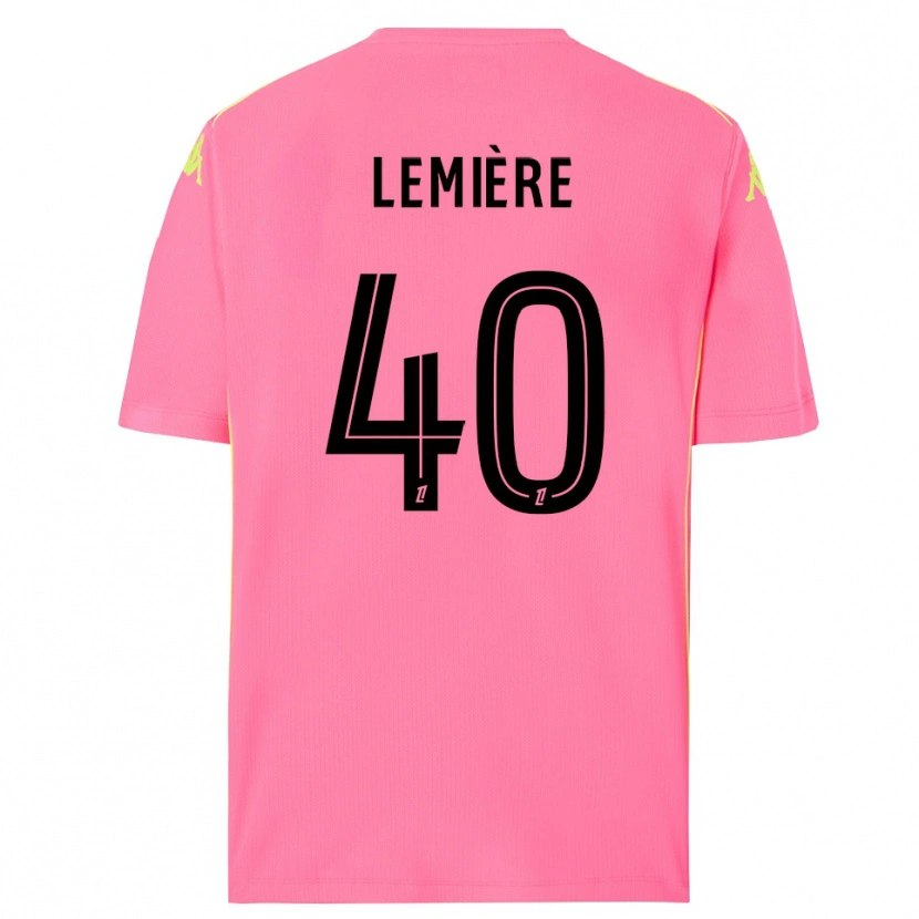 Danxen Mulher Pauline Lemière #40 Rosa Choque Preto Camisola Guarda-Redes 2025/26 Camisa