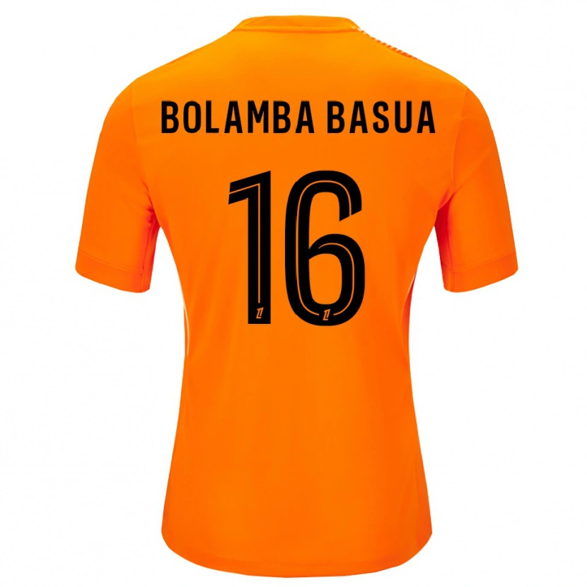 Danxen Mulher Kévin Bolamba Basua #16 Laranja Preto Camisola Guarda-Redes 2025/26 Camisa