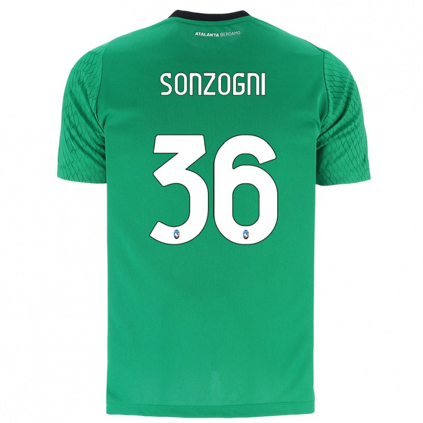 Danxen Mulher Mattia Sonzogni #36 Verde Esmeralda Camisola Guarda-Redes 2025/26 Camisa