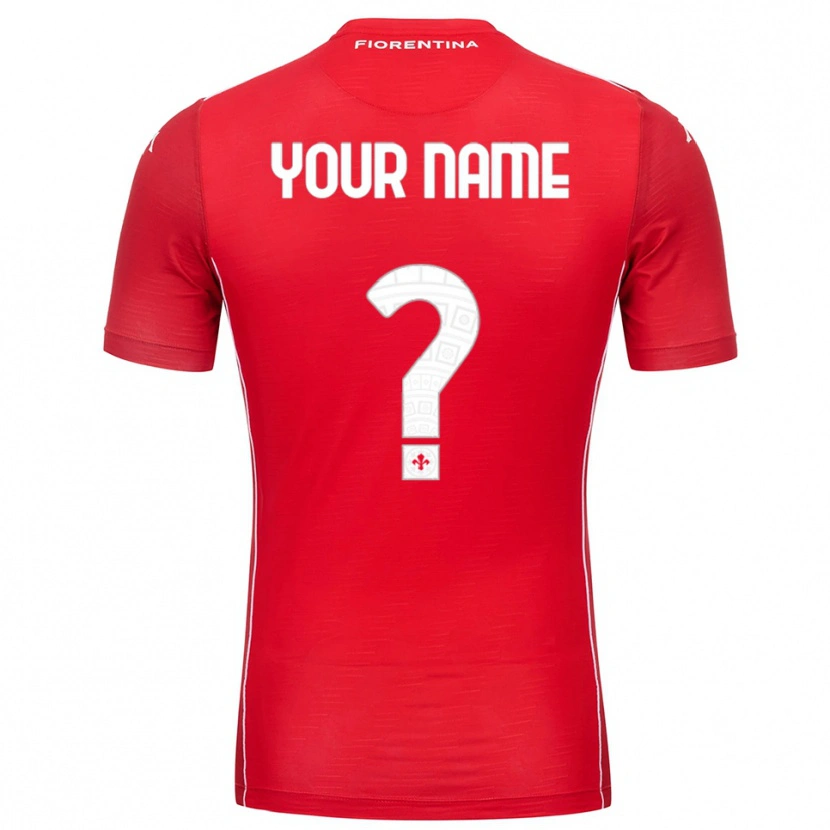 Danxen Mulher ACF Fiorentina Branco Vermelho Camisola Guarda-Redes 2025/26 Camisa