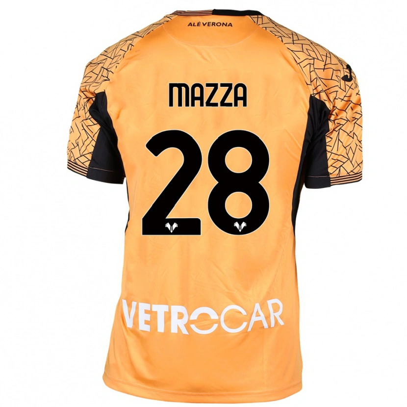 Danxen Mulher Vittoria Karol Mazza #28 Preto Laranja Branco Camisola Guarda-Redes 2025/26 Camisa