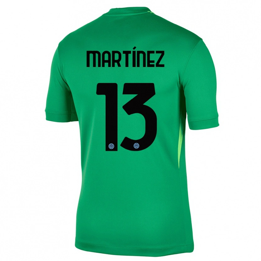 Danxen Mulher Josep Martínez #13 Verde Claro Preto Camisola Guarda-Redes 2025/26 Camisa