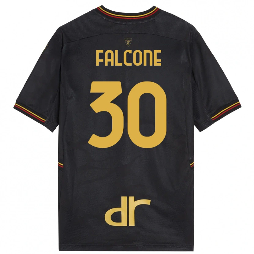 Danxen Mulher Wladimiro Falcone #30 Preto Marrom Camisola Guarda-Redes 2025/26 Camisa