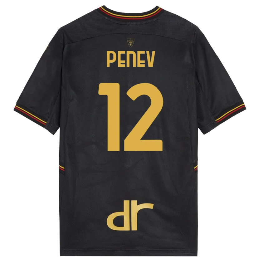 Danxen Mulher Plamen Penev #12 Preto Marrom Camisola Guarda-Redes 2025/26 Camisa