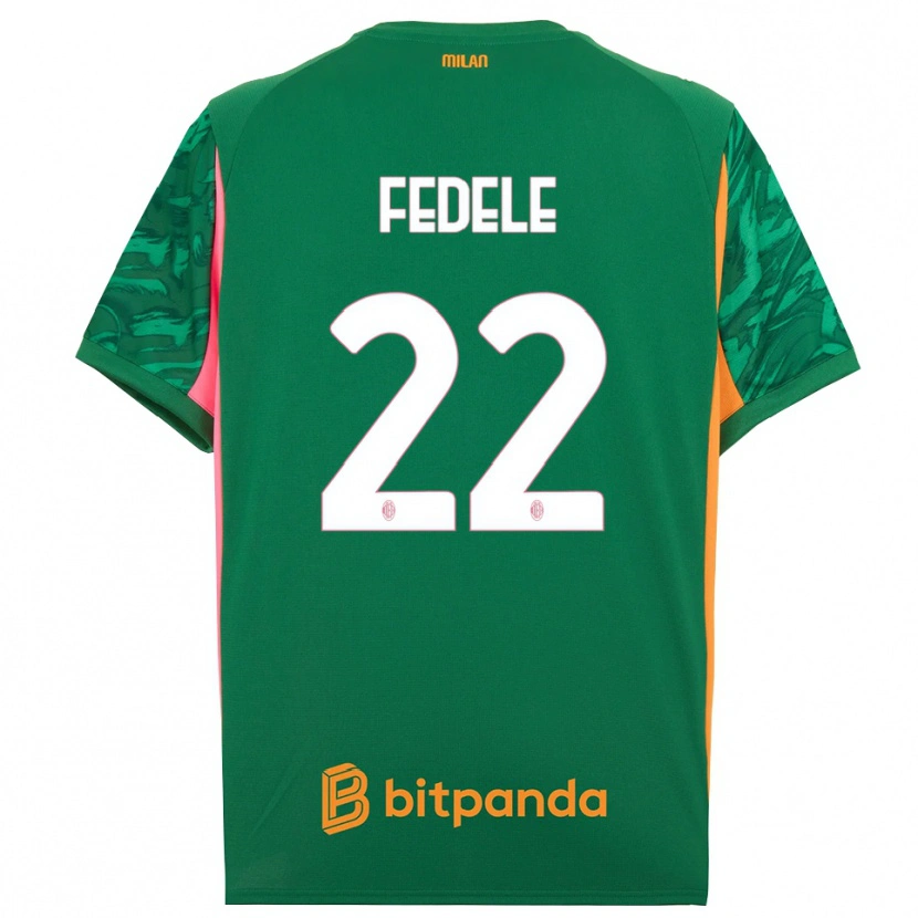 Danxen Mulher Noemi Fedele #22 Rosa Laranja Verde Camisola Guarda-Redes 2025/26 Camisa