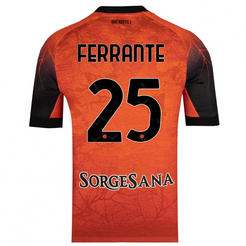 Danxen Mulher Mathias Ferrante #25 Preto Vermelho Laranja Camisola Guarda-Redes 2025/26 Camisa