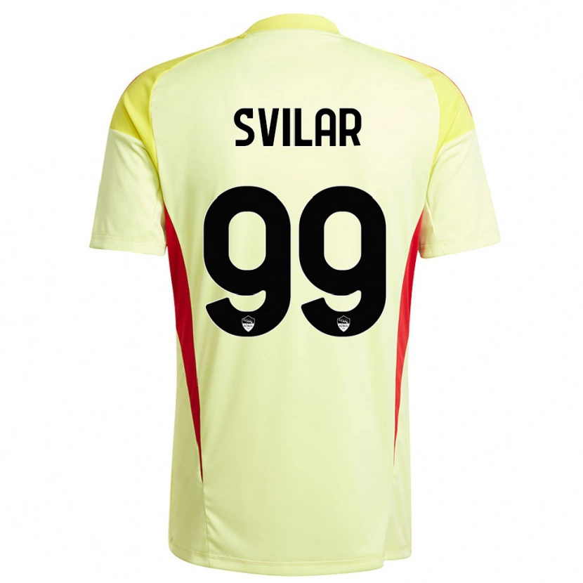 Danxen Mulher Mile Svilar #99 Laranja Amarelo Claro Camisola Guarda-Redes 2025/26 Camisa
