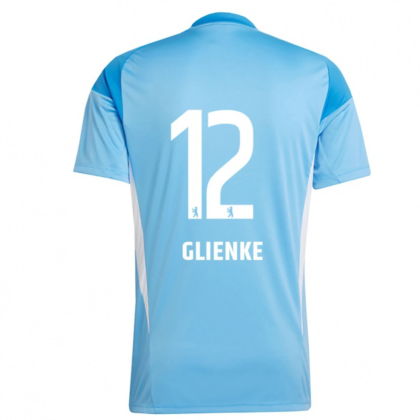 Danxen Mulher Niklas Glienke #12 Preto Azul Camisola Guarda-Redes 2025/26 Camisa