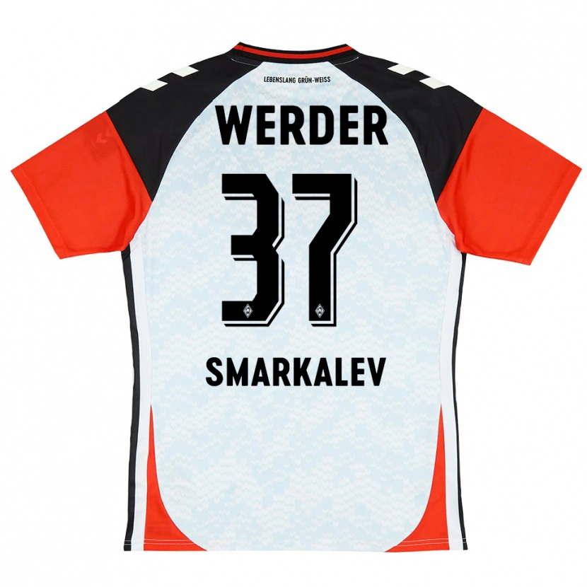 Danxen Mulher Stefan Smarkalev #37 Amarelo Vermelho Preto Camisola Guarda-Redes 2025/26 Camisa