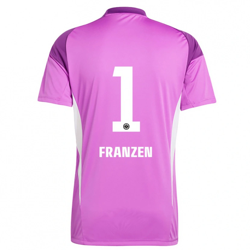 Danxen Mulher Marlon Franzen #1 Branco Lilás Camisola Guarda-Redes 2025/26 Camisa