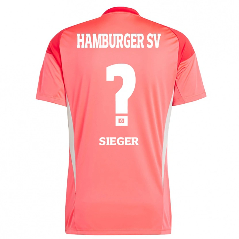 Danxen Mulher Laura Sieger #0 Laranja Vermelho Camisola Guarda-Redes 2025/26 Camisa