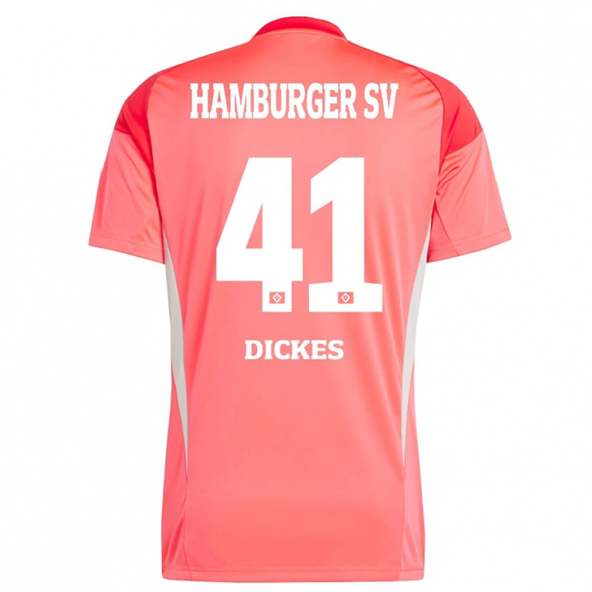 Danxen Mulher Fernando Dickes #41 Laranja Vermelho Camisola Guarda-Redes 2025/26 Camisa