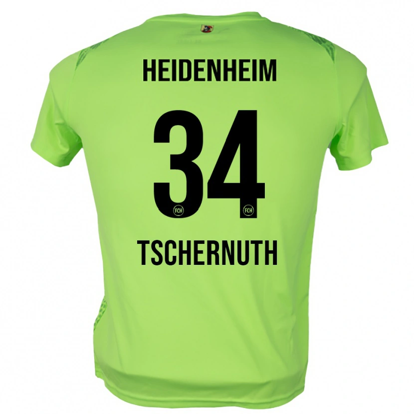 Danxen Mulher Paul Tschernuth #34 Verde Pálido Camisola Guarda-Redes 2025/26 Camisa