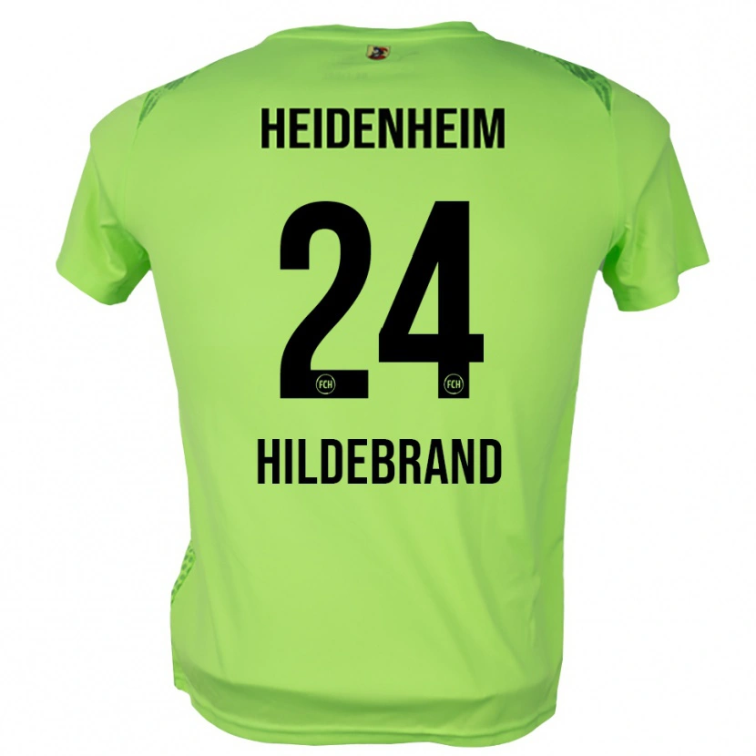 Danxen Mulher Jan Hildebrandt #24 Verde Pálido Camisola Guarda-Redes 2025/26 Camisa