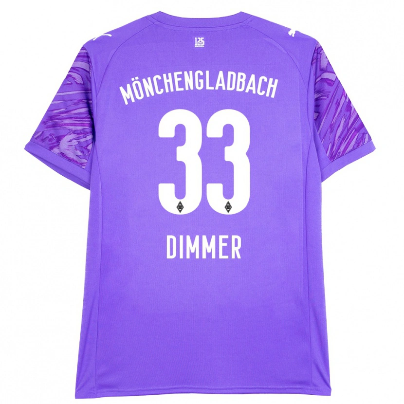 Danxen Mulher Florian Dimmer #33 Branco Lilás Camisola Guarda-Redes 2025/26 Camisa