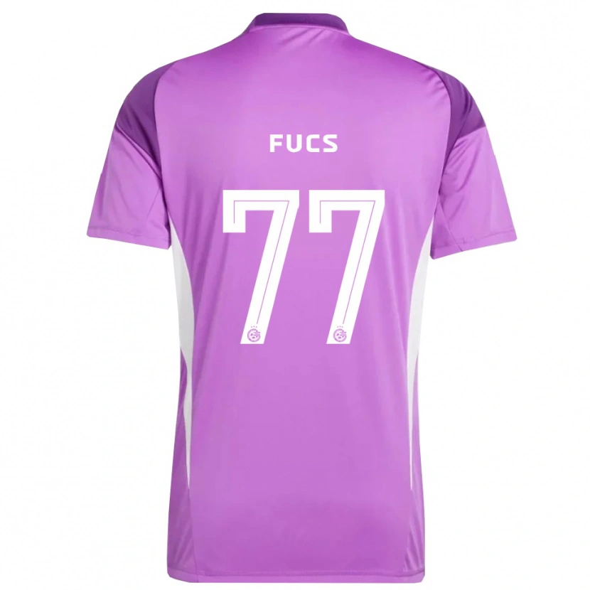 Danxen Mulher Roee Fucs #77 Roxo Lilás Camisola Guarda-Redes 2025/26 Camisa