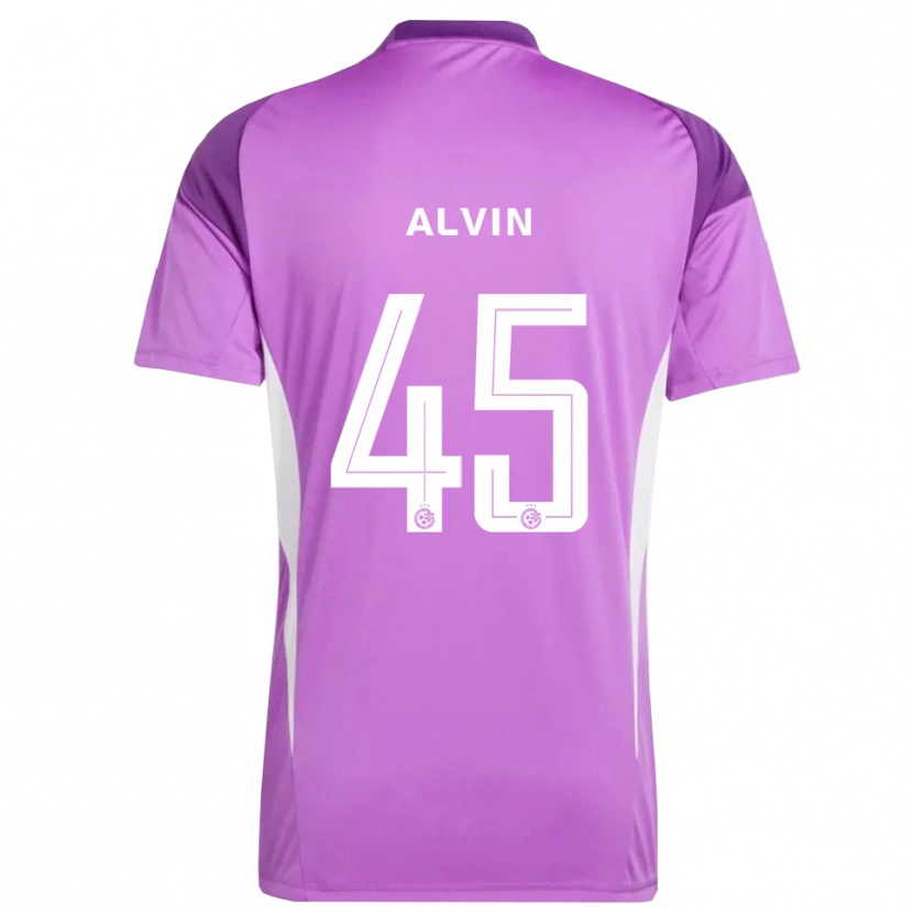 Danxen Mulher Glenn Alvin #45 Roxo Lilás Camisola Guarda-Redes 2025/26 Camisa