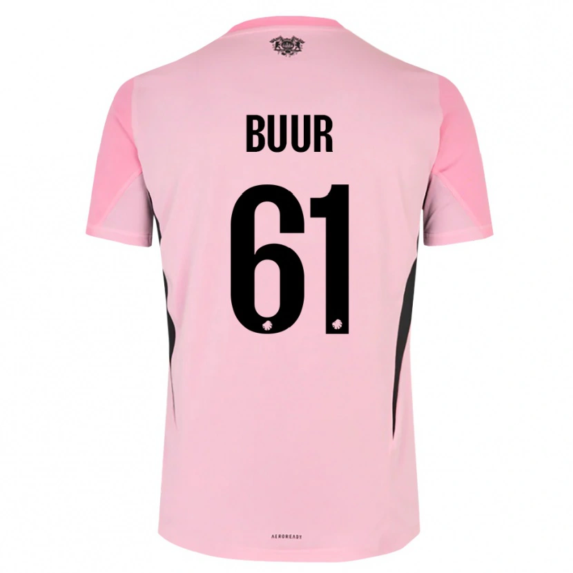 Danxen Mulher Oscar Buur #61 Preto Rosa Camisola Guarda-Redes 2025/26 Camisa