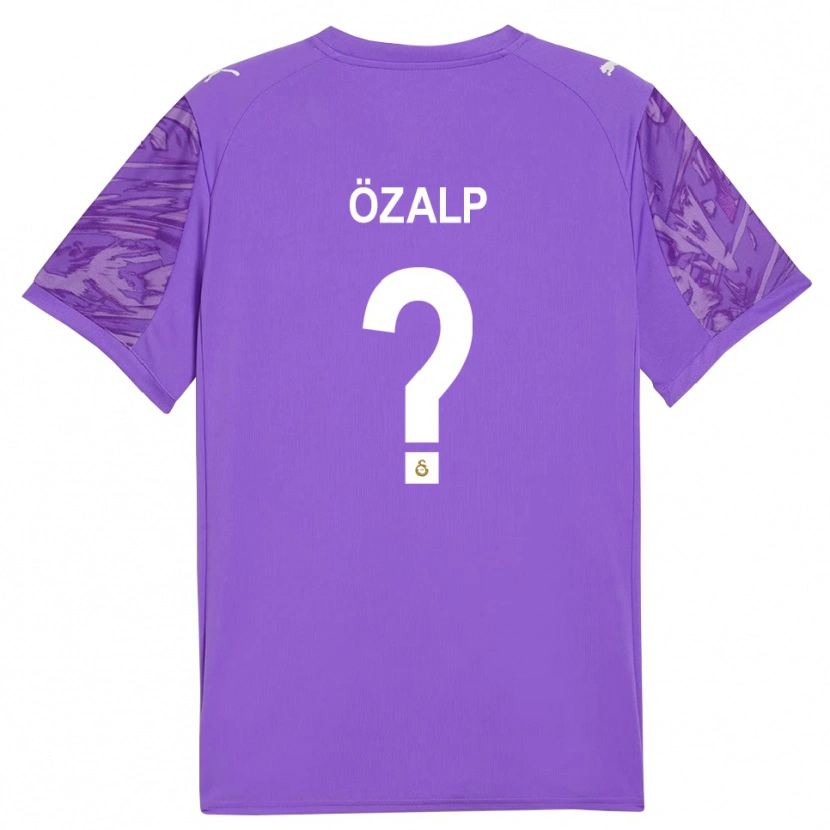 Danxen Mulher Hamza Özalp #0 Branco Roxo Camisola Guarda-Redes 2025/26 Camisa