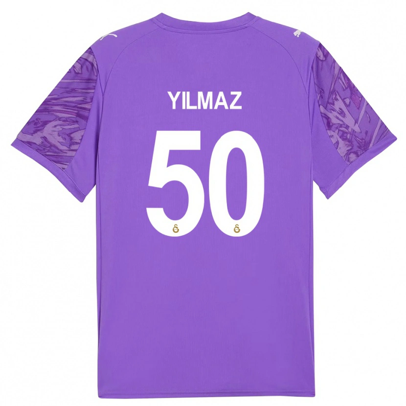 Danxen Mulher Jankat Yılmaz #50 Branco Roxo Camisola Guarda-Redes 2025/26 Camisa