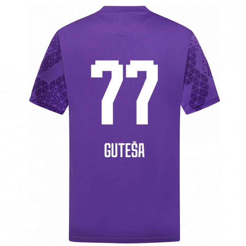 Danxen Mulher Ivan Guteša #77 Branco Índigo Camisola Guarda-Redes 2025/26 Camisa