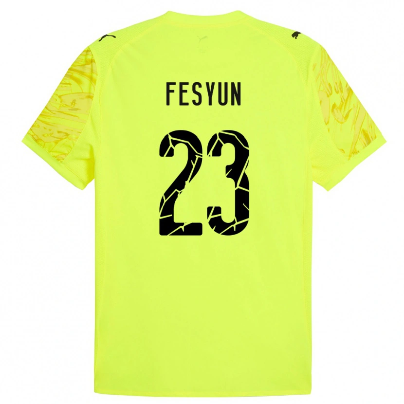 Danxen Mulher Kiril Fesyun #23 Verde Amarelo Camisola Guarda-Redes 2025/26 Camisa