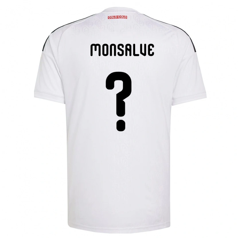 Danxen Criança Camisola Gaspar Monsalve #0 Branco Preto Principal 2026/27 Camisa