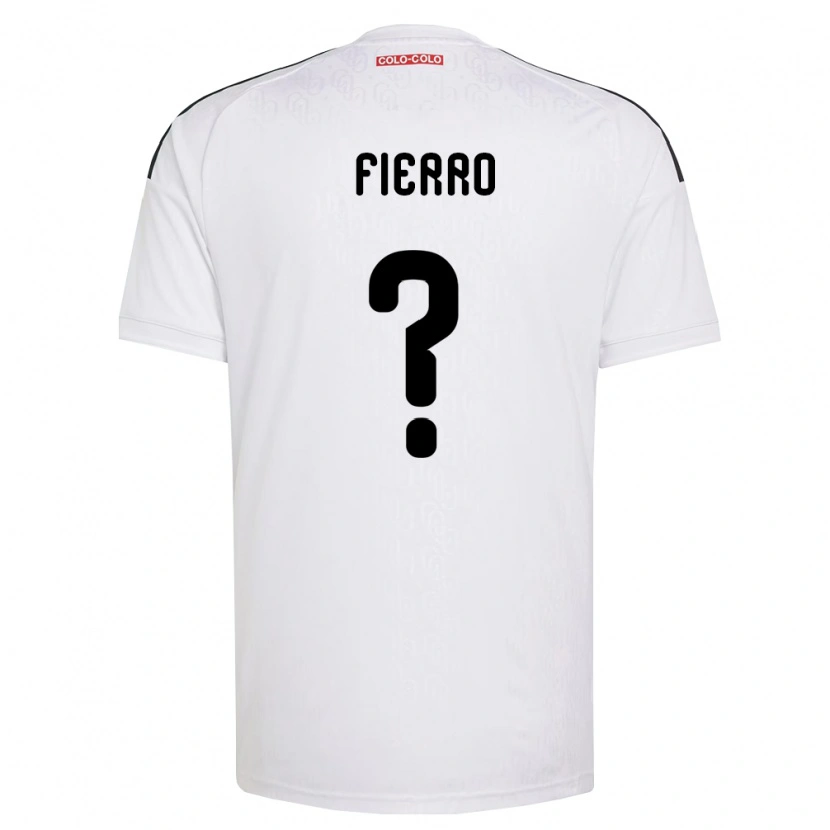 Danxen Criança Camisola Julio Fierro #0 Branco Preto Principal 2026/27 Camisa