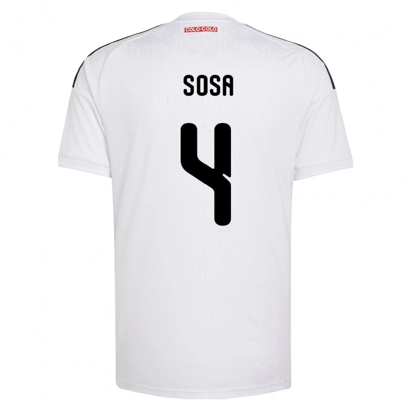 Danxen Criança Camisola Joaquín Sosa #4 Branco Preto Principal 2026/27 Camisa