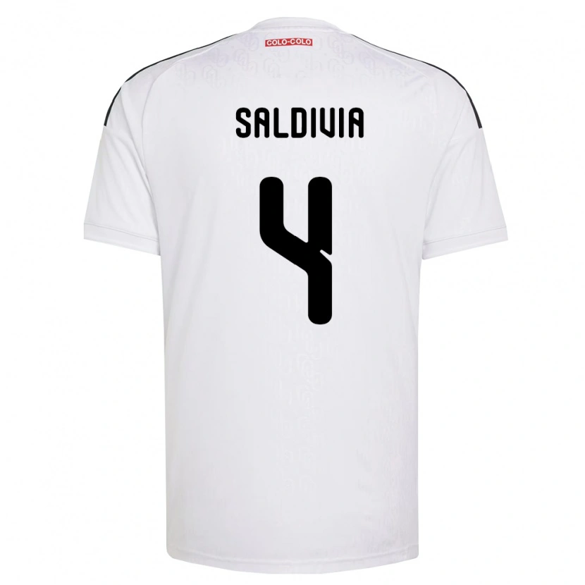 Danxen Criança Camisola Alan Saldivia #4 Branco Preto Principal 2026/27 Camisa