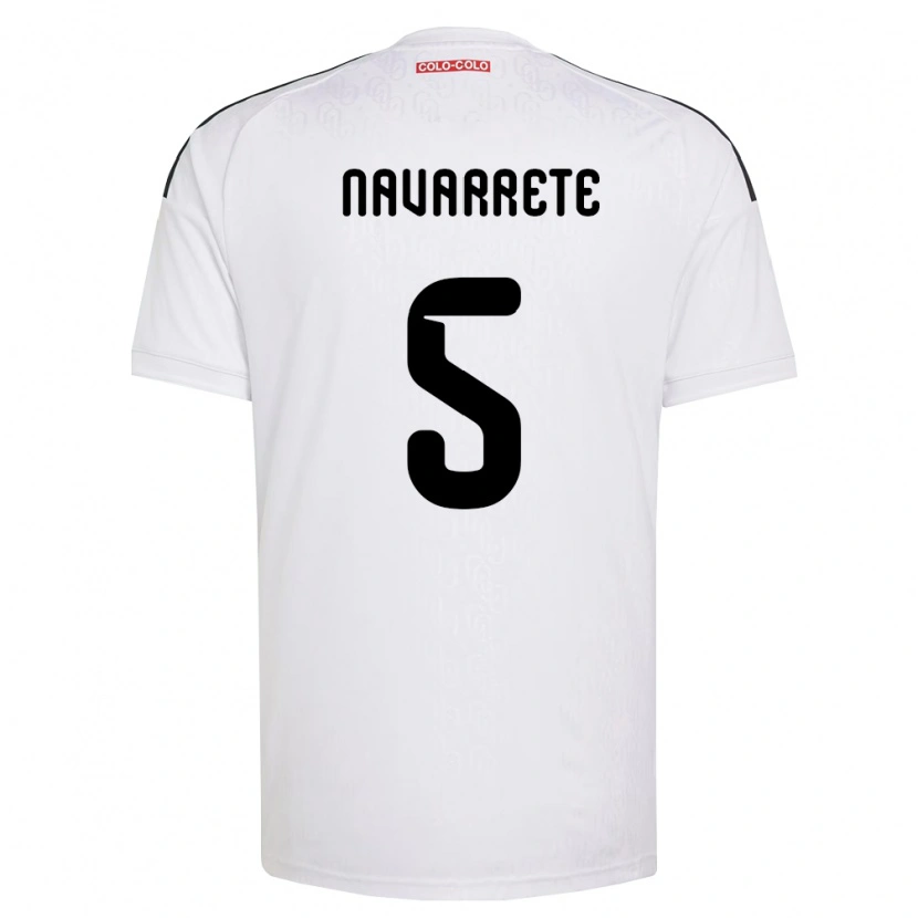 Danxen Criança Camisola Martín Navarrete #5 Branco Preto Principal 2026/27 Camisa