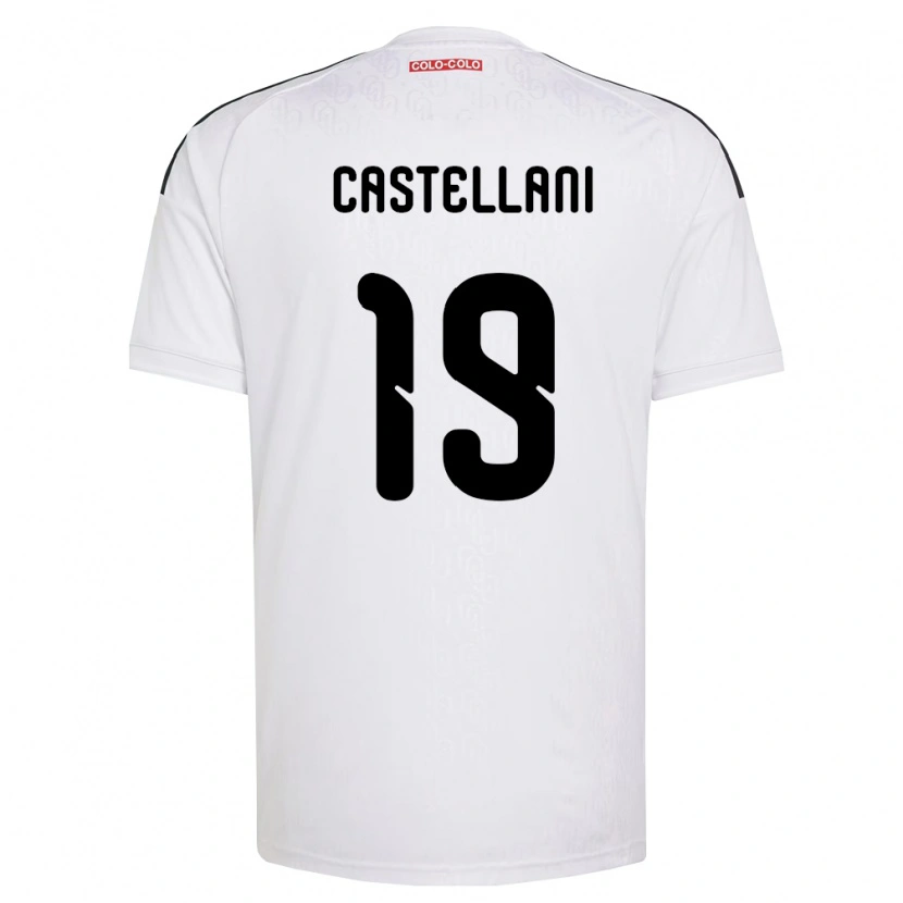 Danxen Criança Camisola Gonzalo Castellani #19 Branco Preto Principal 2026/27 Camisa