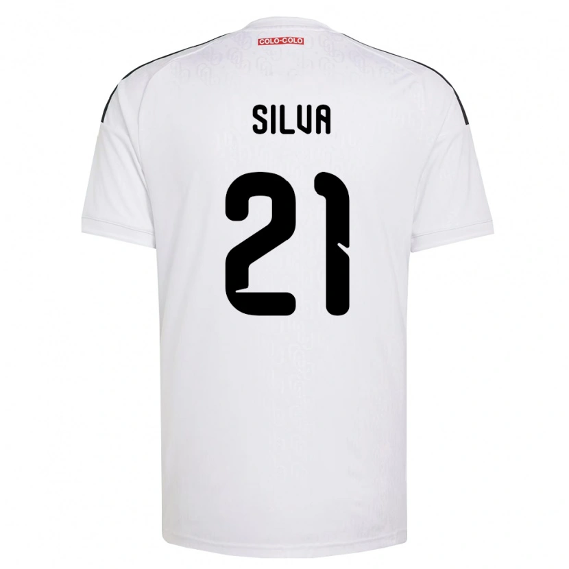 Danxen Criança Camisola Agustin Silva #21 Branco Preto Principal 2026/27 Camisa