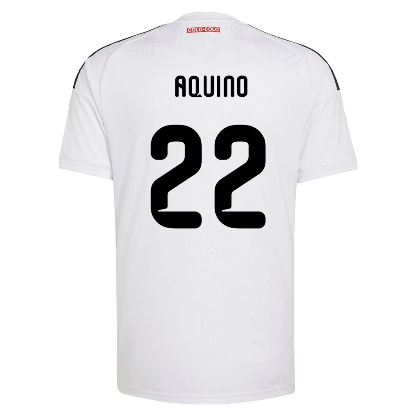 Danxen Criança Camisola Claudio Aquino #22 Branco Preto Principal 2026/27 Camisa
