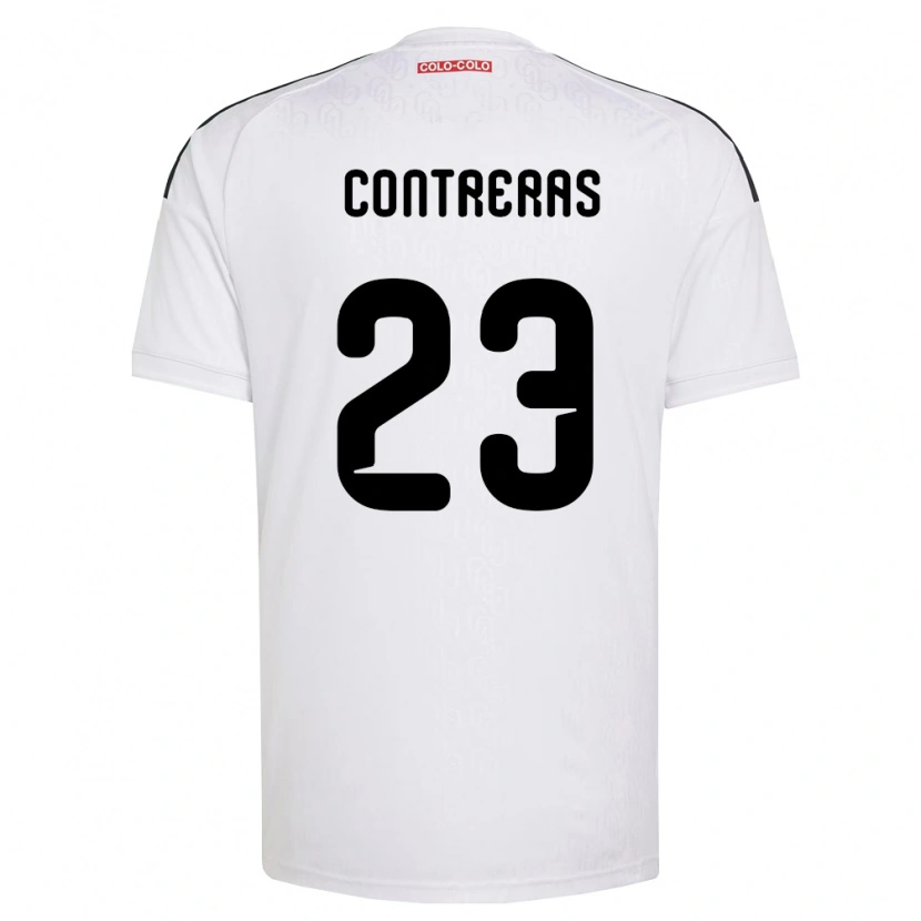 Danxen Criança Camisola Amaro Contreras #23 Branco Preto Principal 2026/27 Camisa