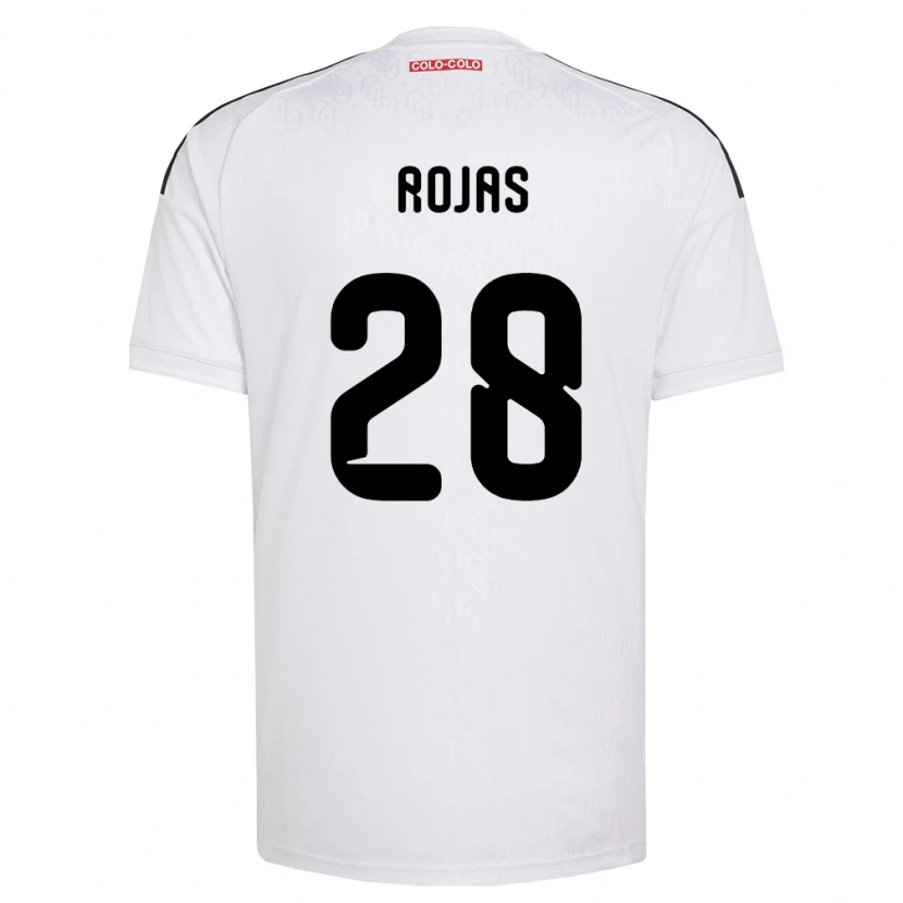 Danxen Criança Camisola Jeyson Rojas #28 Branco Preto Principal 2026/27 Camisa