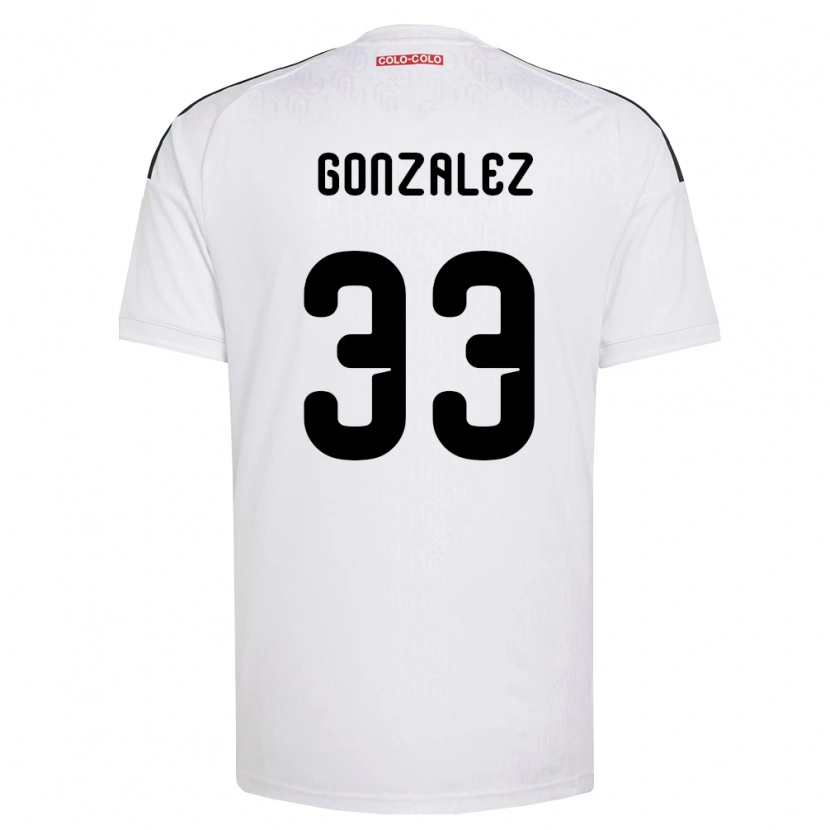 Danxen Criança Camisola Ramiro González #33 Branco Preto Principal 2026/27 Camisa