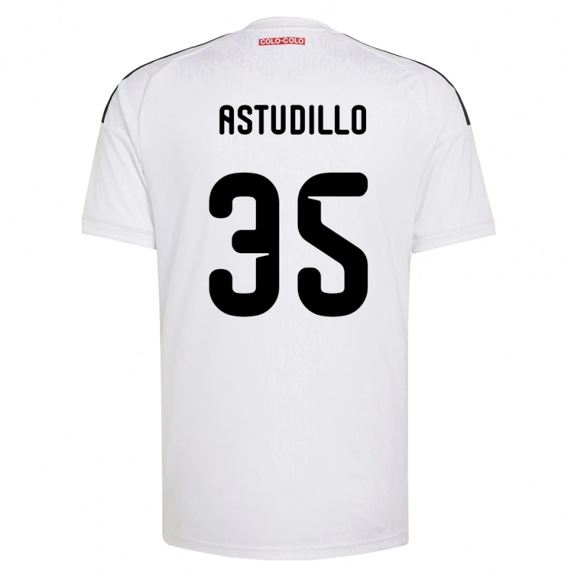 Danxen Criança Camisola Jerall Astudillo #35 Branco Preto Principal 2026/27 Camisa