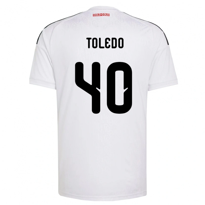 Danxen Criança Camisola Miguel Toledo #40 Branco Preto Principal 2026/27 Camisa