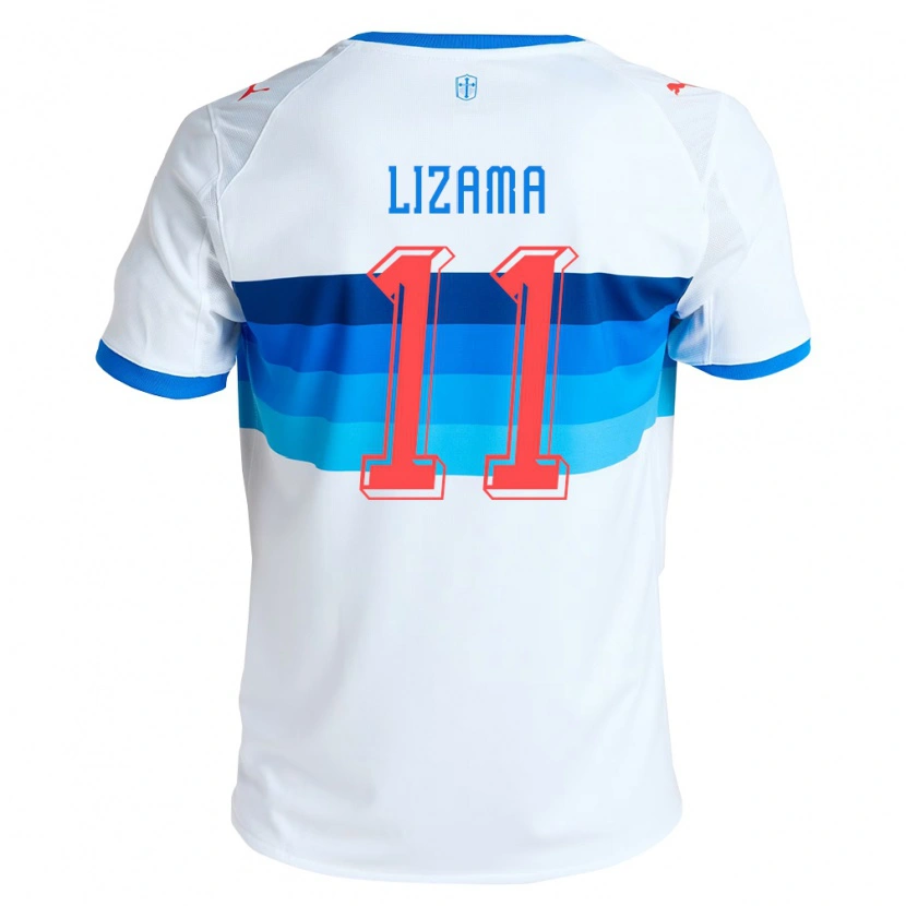 Danxen Criança Camisola Bayron Lizama #11 Branco Azul Celeste Principal 2026/27 Camisa